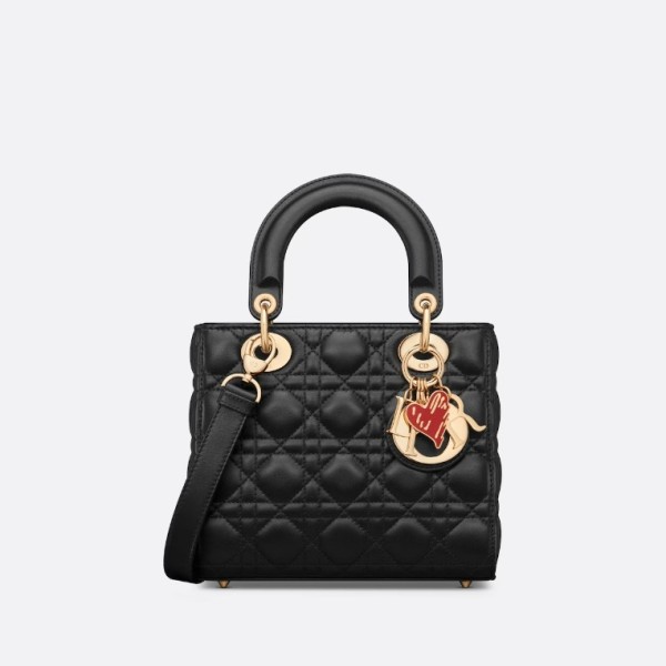 DIOR - 디올 Dioramour Lady Dior 스몰 백 (20 x 17 x 8cm)